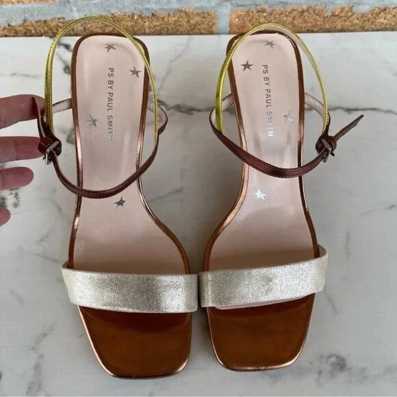 PAUL SMITH Nyla Heeled Sandals size 38/7.5 - Picture 2 of 8